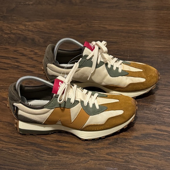 New Balance Men's Tan and Green Sneakers - Picture 5 of 12